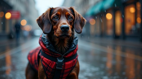 La combinaison pour chien : style et protection sous la pluie